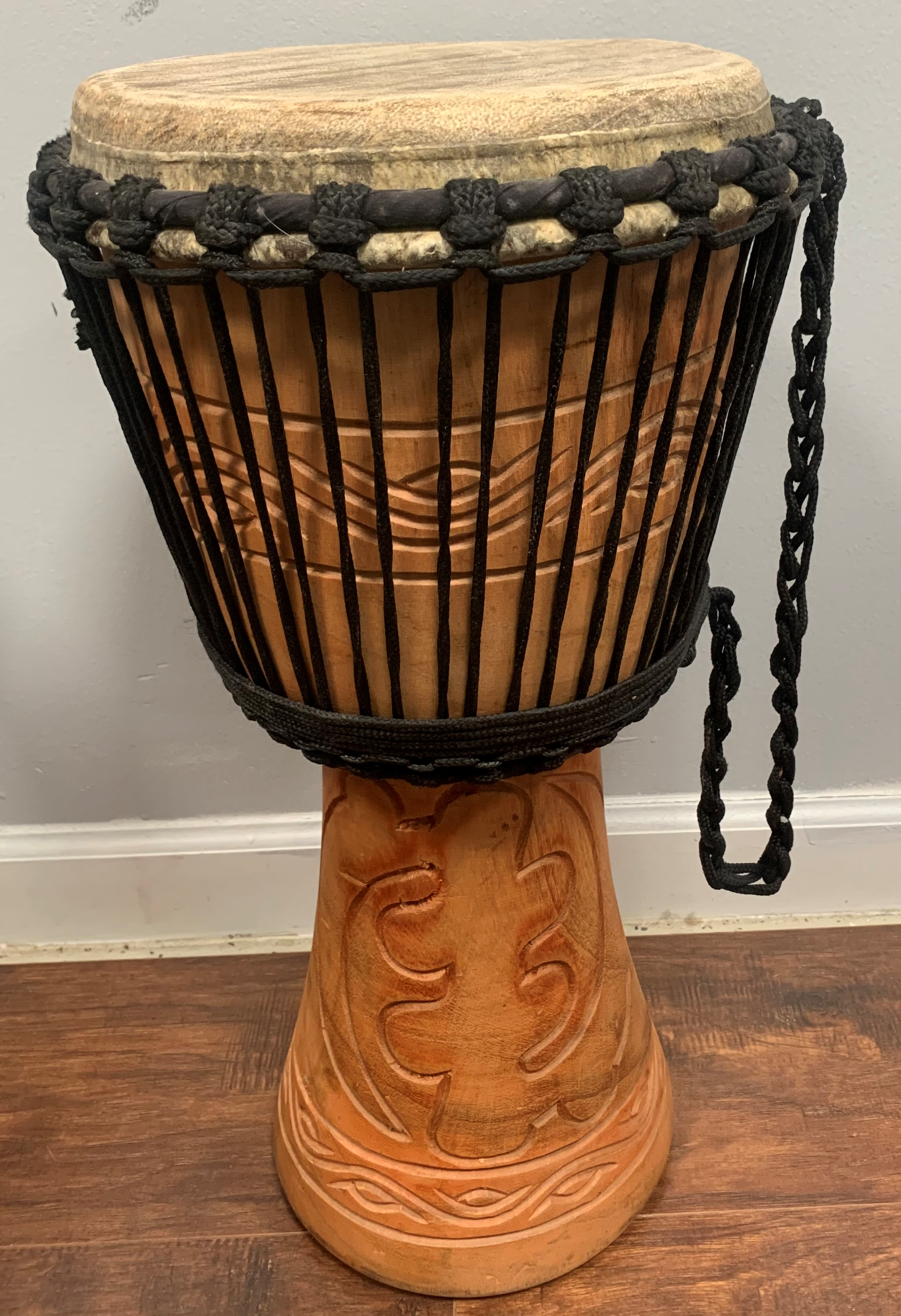 Sankofa Gye Nyame (005) Djembe 11''x 21.5